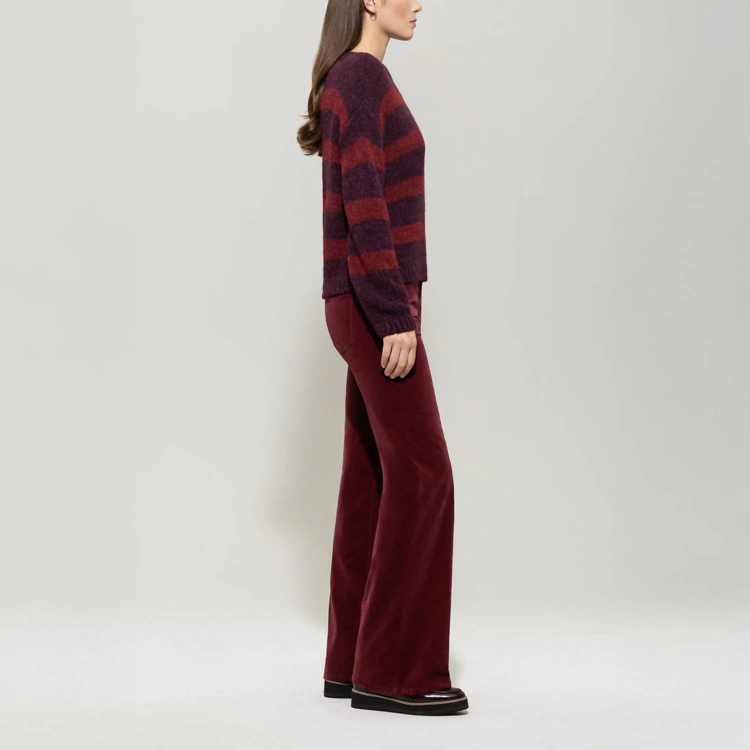 Luisa Cerano - Flared Curdoroy Pants