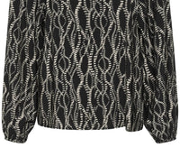 Kaffe - Kadunora Cutout Neck Casual Fit Blouse