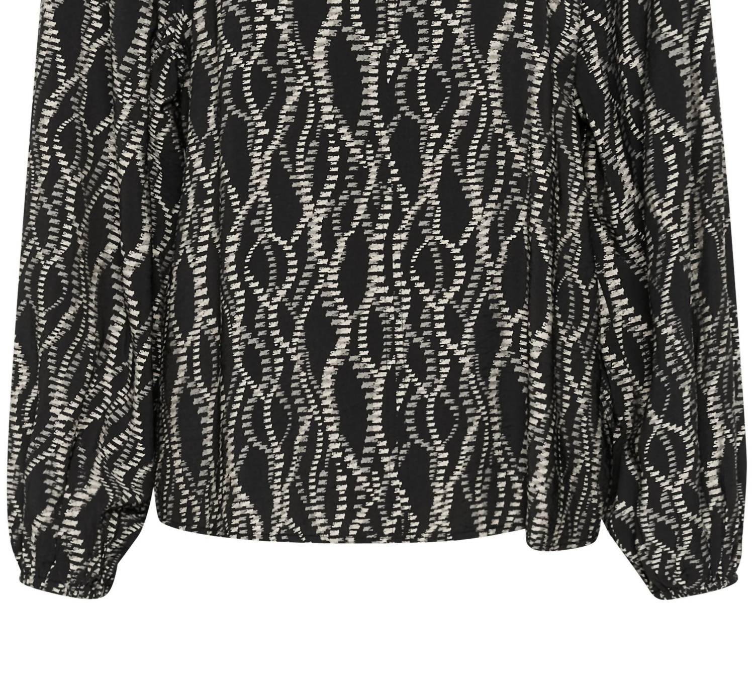 Kaffe - Kadunora Cutout Neck Casual Fit Blouse