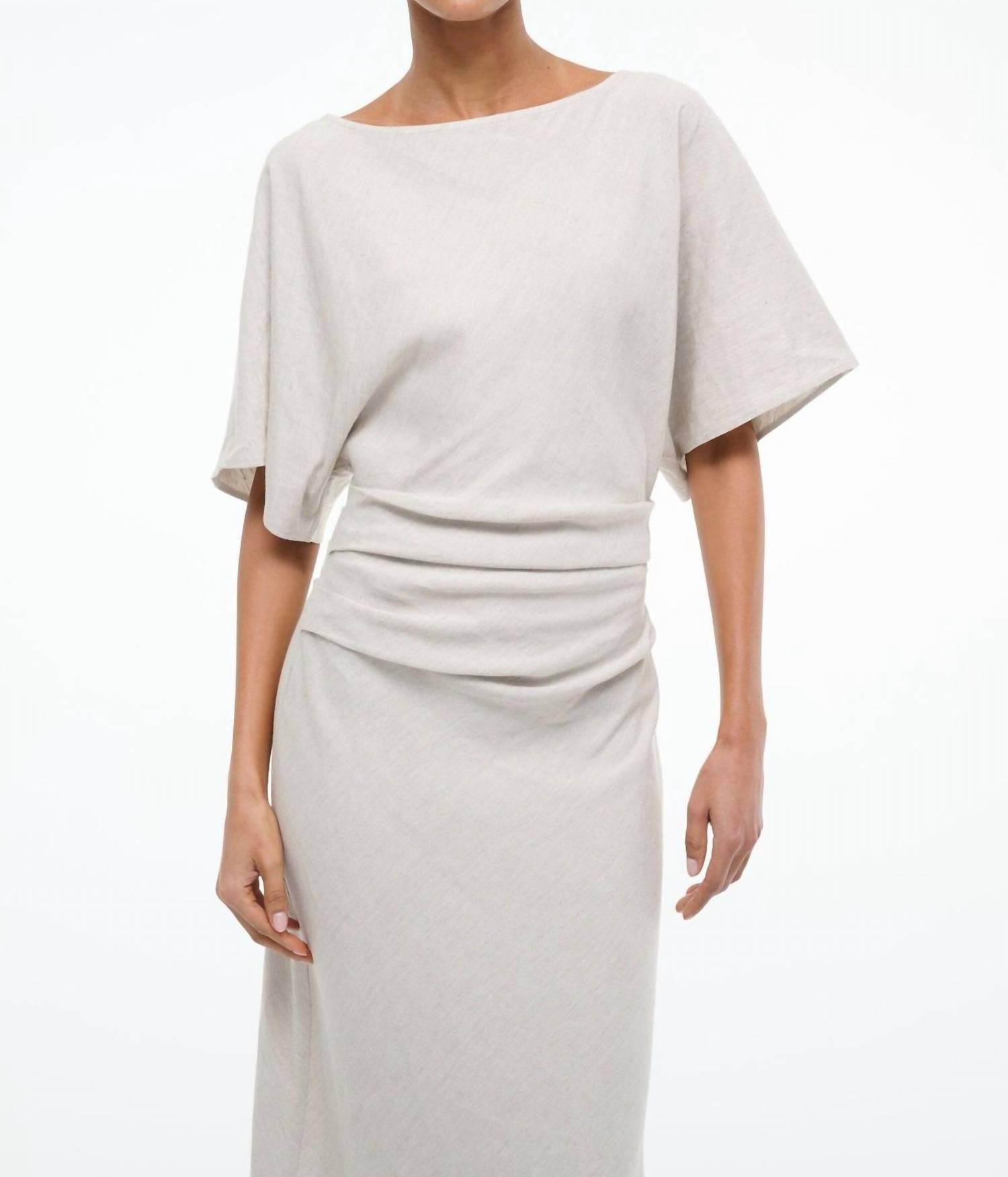 Staud - Amelie Linen Midi Dress