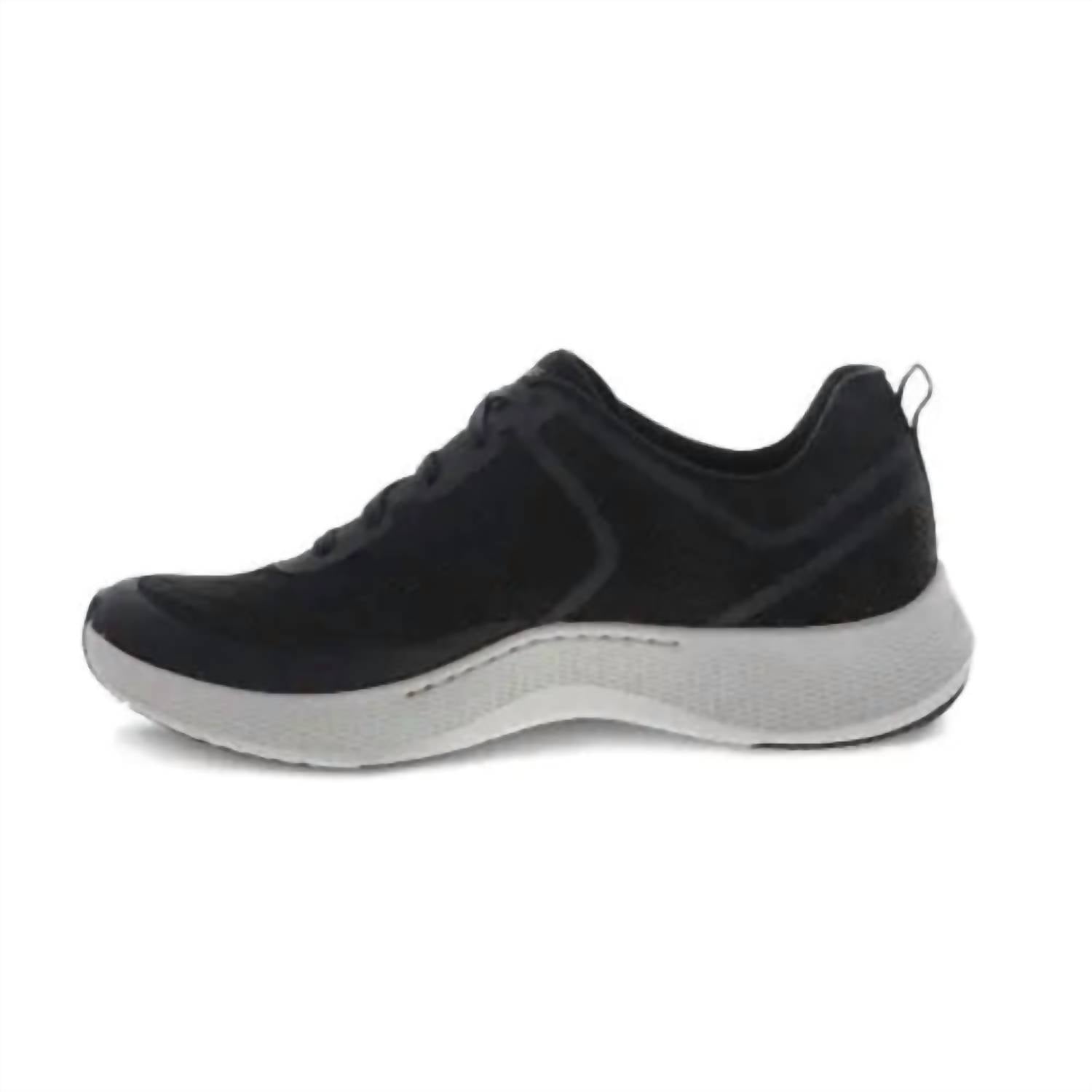 dansko Women's Sky Mesh Shoe in black - women's sneaker - detail view