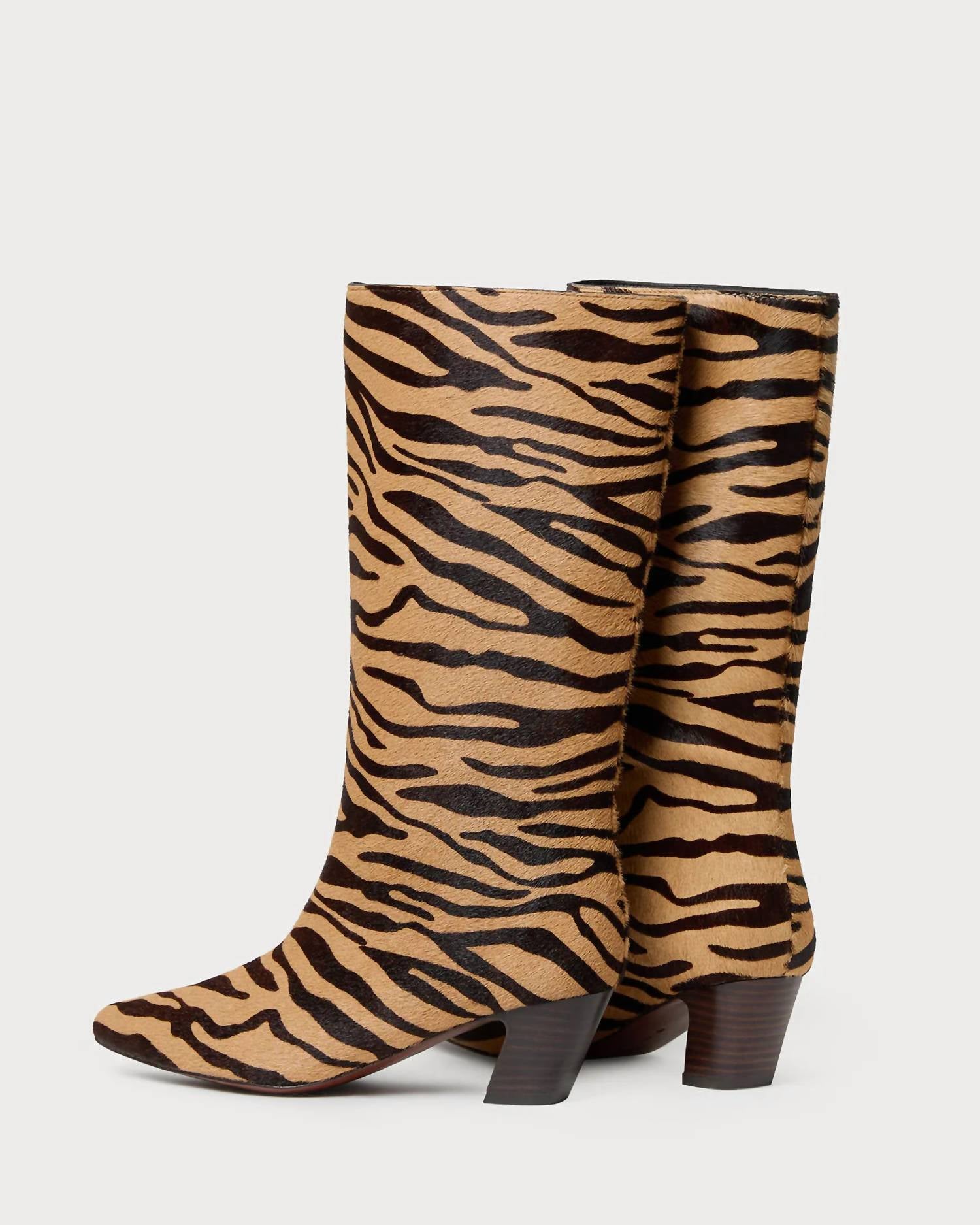 Loeffler Randall - Women's Cleo Zebra Mid-calf Boot