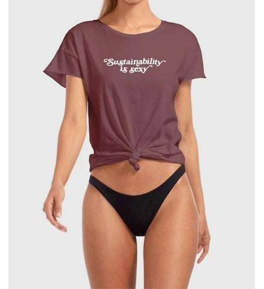 Vitamin A - Sustainability Is Sexy Tee