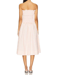 For Love & Lemons - Women's Petal Gingham Midi Dress