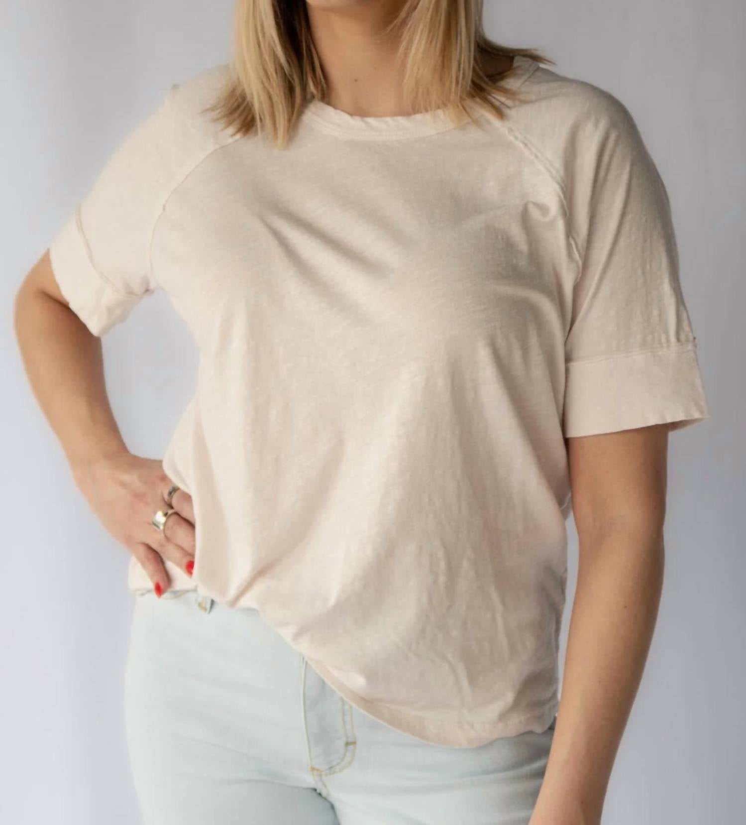 Sundry - Oyster Boyfriend Tee