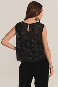 Velvet By Graham & Spencer - Velvet Sequin Serena Top