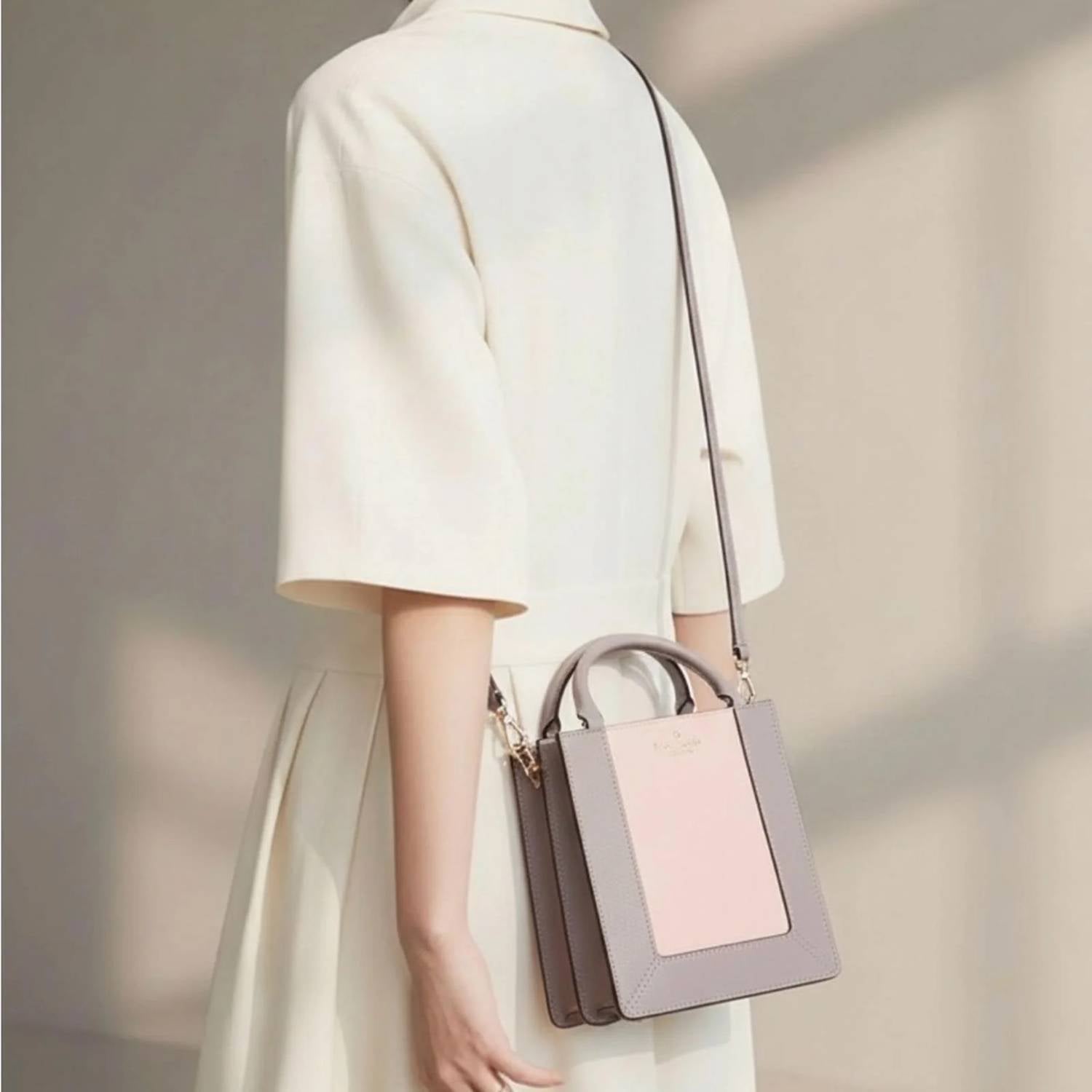 Kate Spade - Women’s Colorblock Mini Tote Crossbody Bag