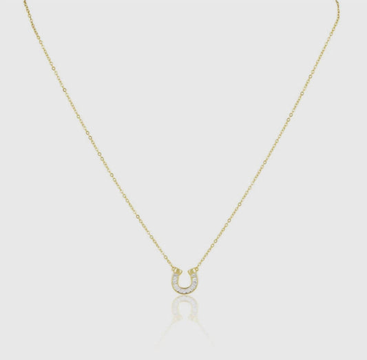 Sahira - Women's Off To The Races Horseshoe Necklace