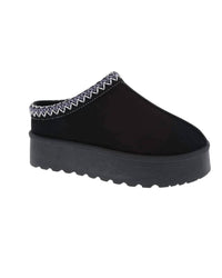 La Shoe King Women's Platform Slipper Mules in black - women's shoe