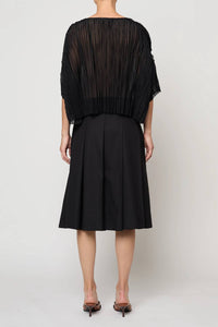 Atelier Delphine - Flared Random Pleats Tee