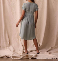 The Normal Brand - Deep V-neck Button Dress