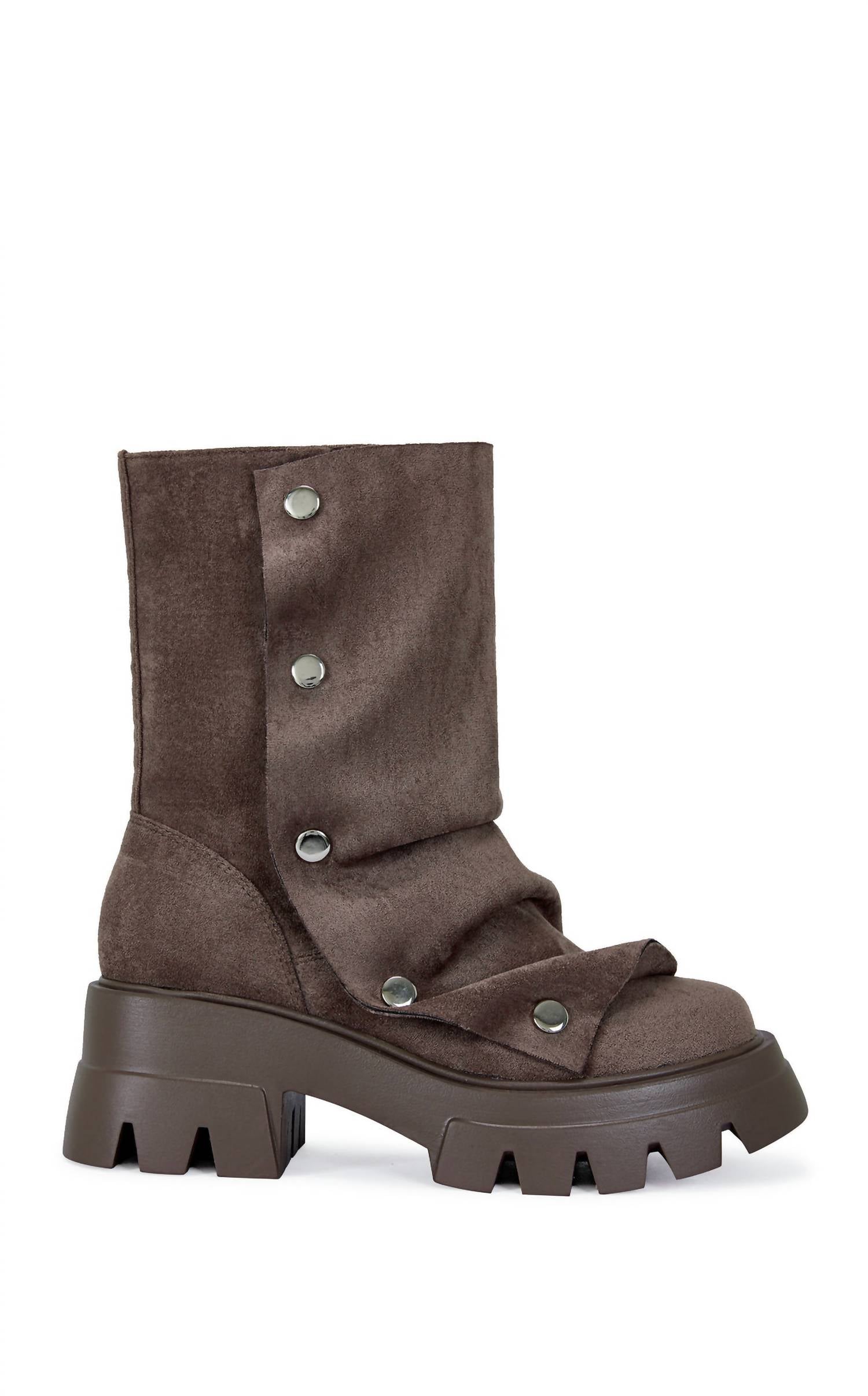 Azalea Wang - Women's Bharti-cocoa Flat Bootie