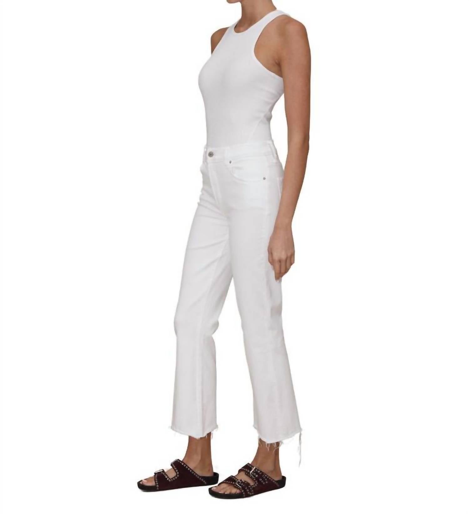 Le Jean - Bella Crop Flare Jeans