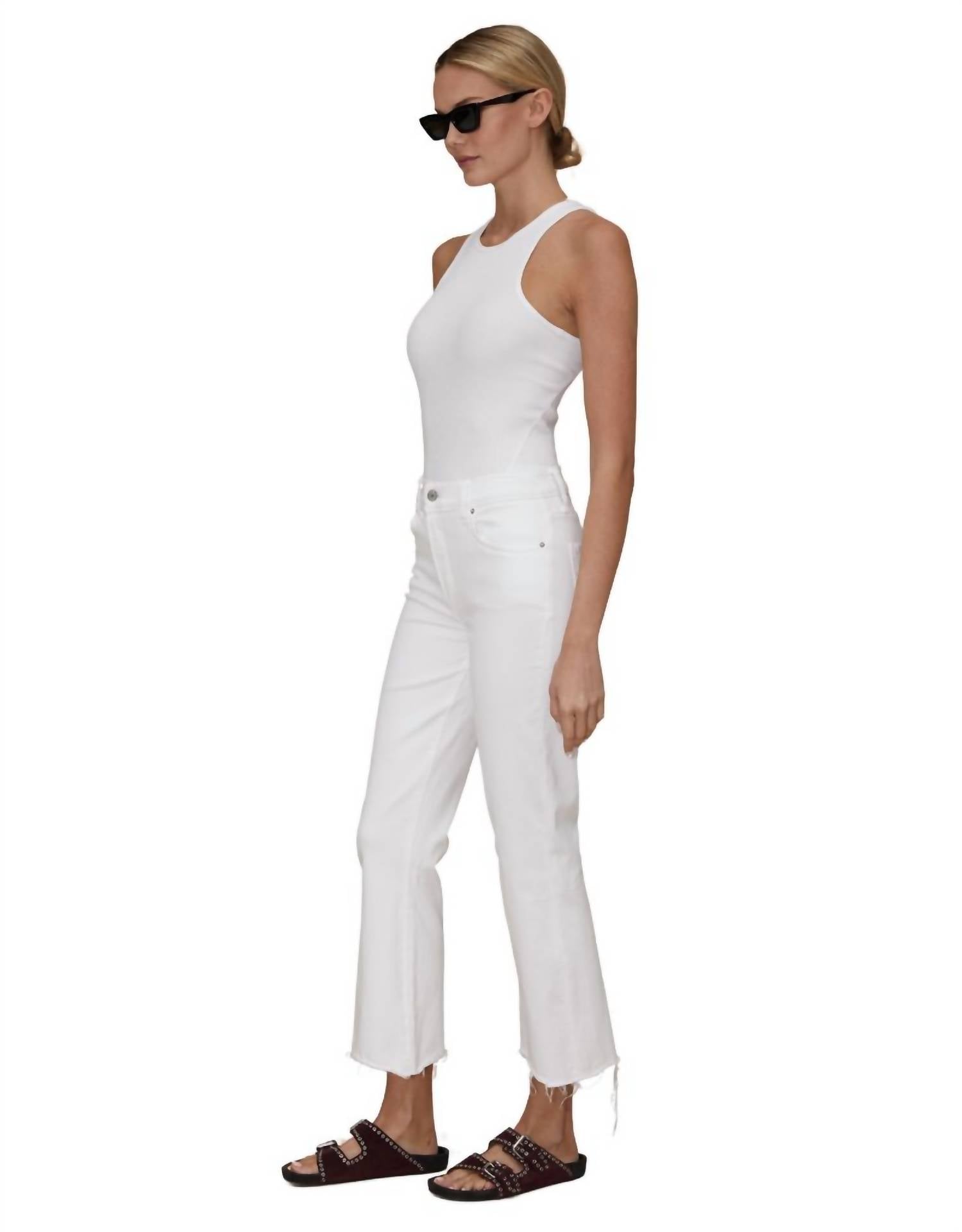 Le Jean - Bella Crop Flare Jeans
