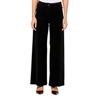 NILI LOTAN Women's Megan Corduroy Pant in jet black - women's pants