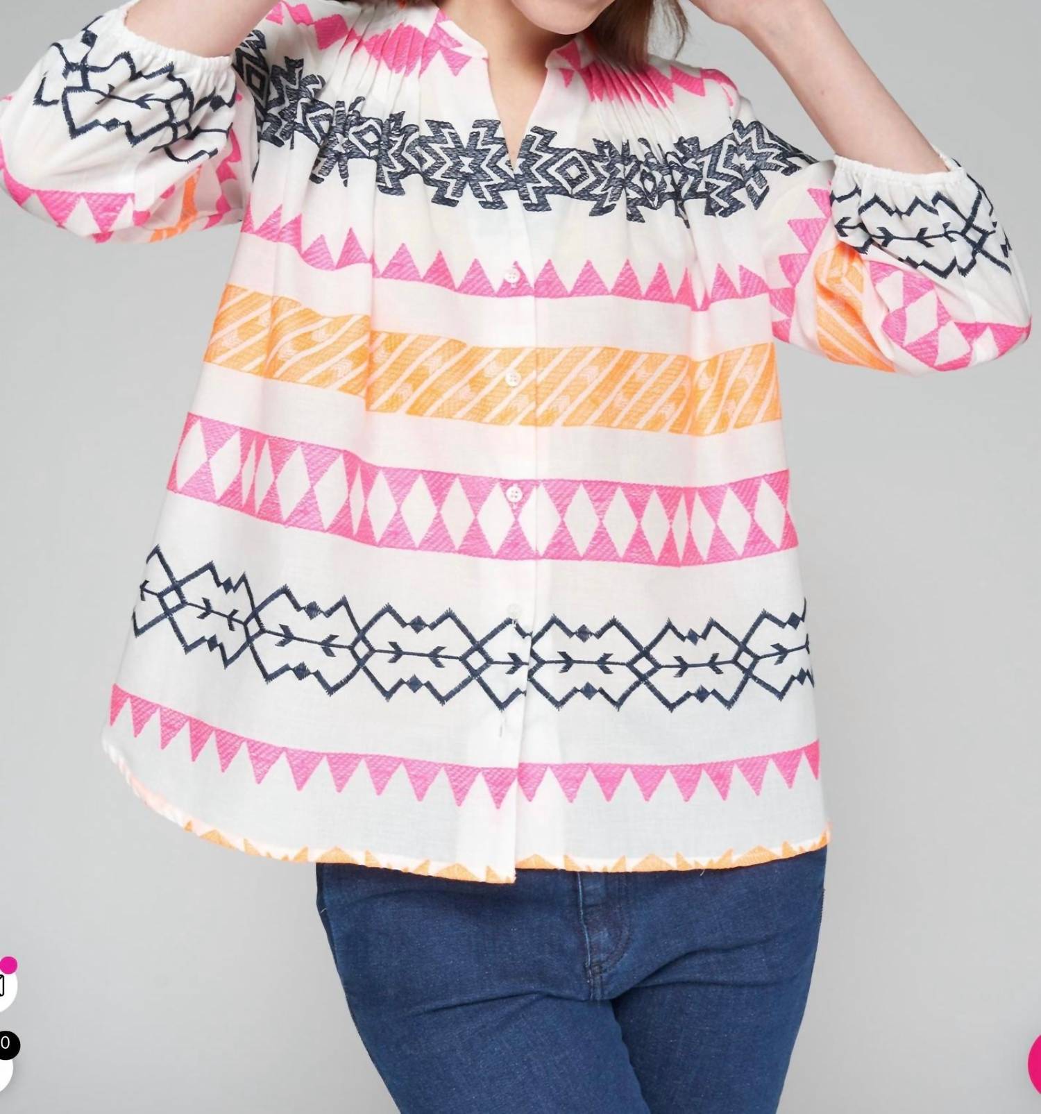 Vilagallo - Drew Button Front Shirt