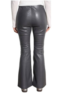 Berenice - Faux Leather Flare Pants