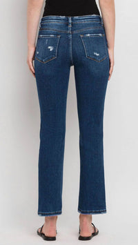 Flying Monkey - Mid Rise Ankle Slim Straight Jean