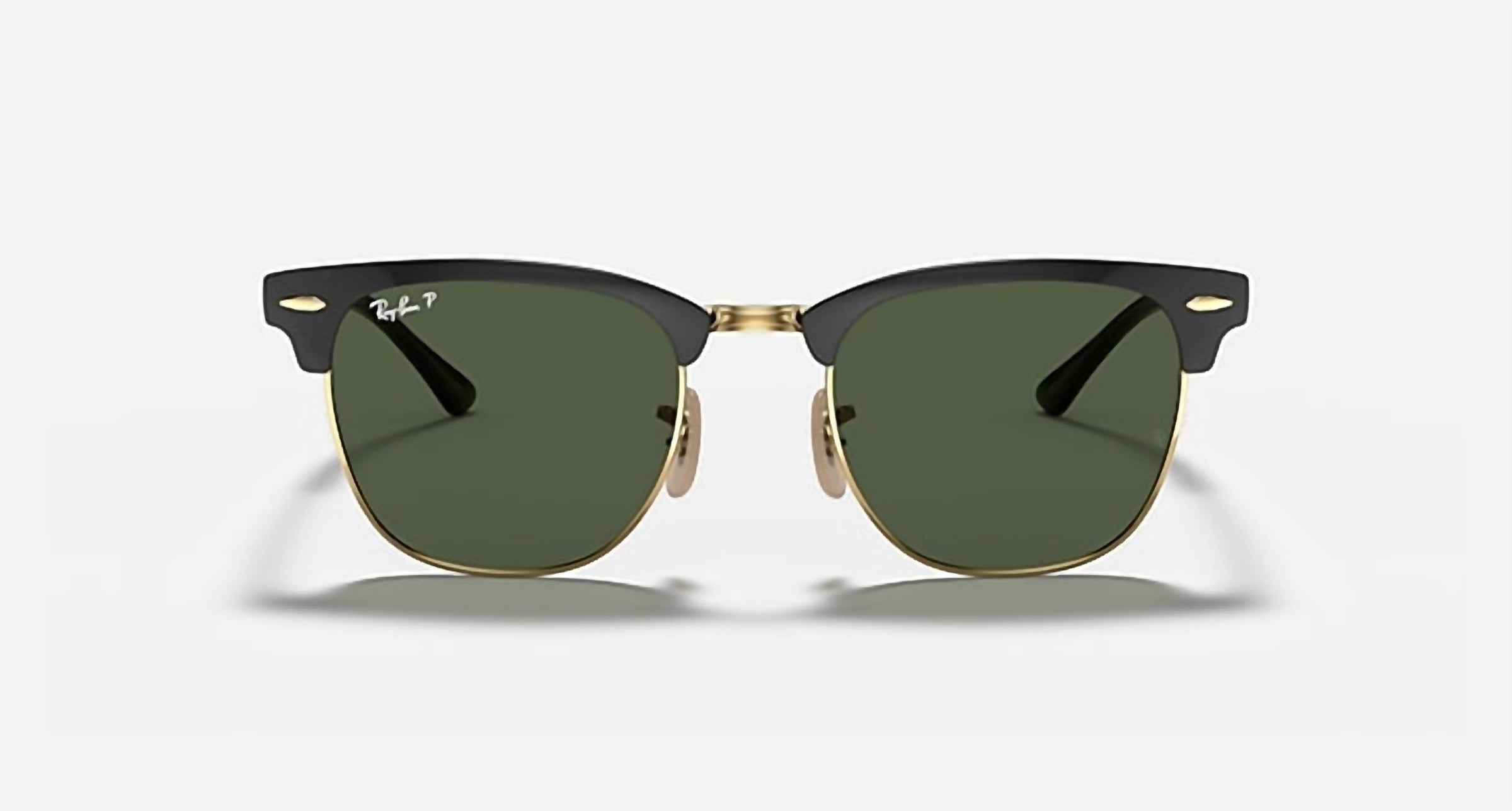 Ray Ban - Clubmaster Metal Polarized Sunglasses Rb3716 187/58