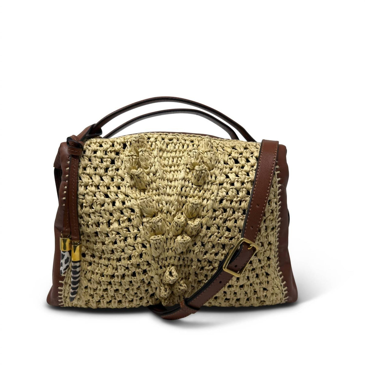 Kempton & Co. - Benz Holdall Aran Raffia Bag