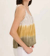Xcvi - Shawnie Linen Billowy Pintuck Tank Top