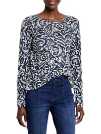 Nic + Zoe - Tossed Paisley Supersoft Sweater
