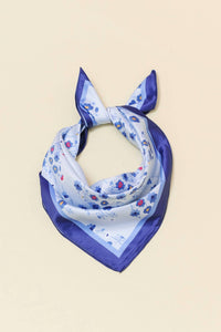 Wall To Wall - Women's Petite Flower Print Bandana Scarf