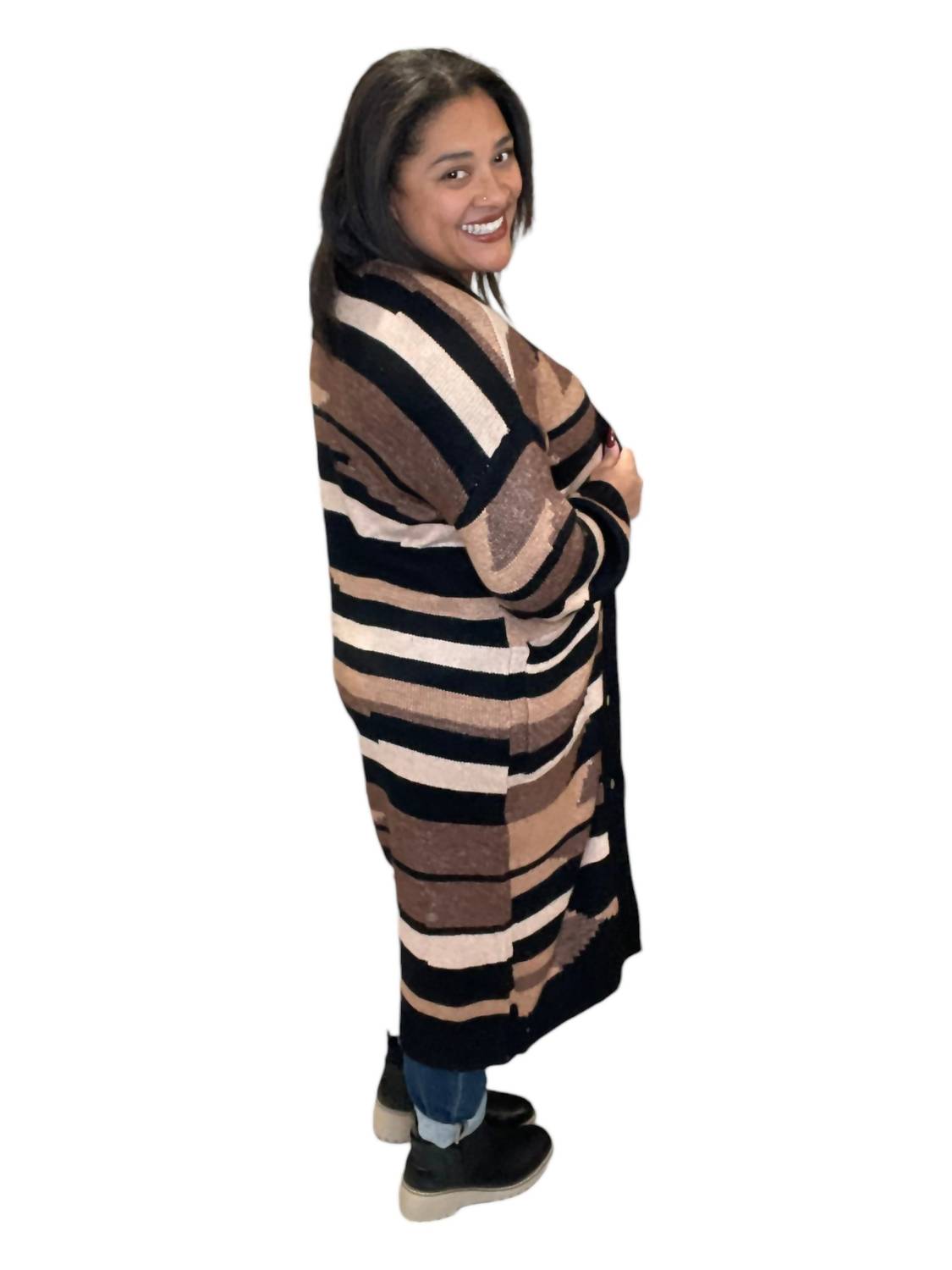 Saltwater Luxe - Buttoned Sweater Cardigan