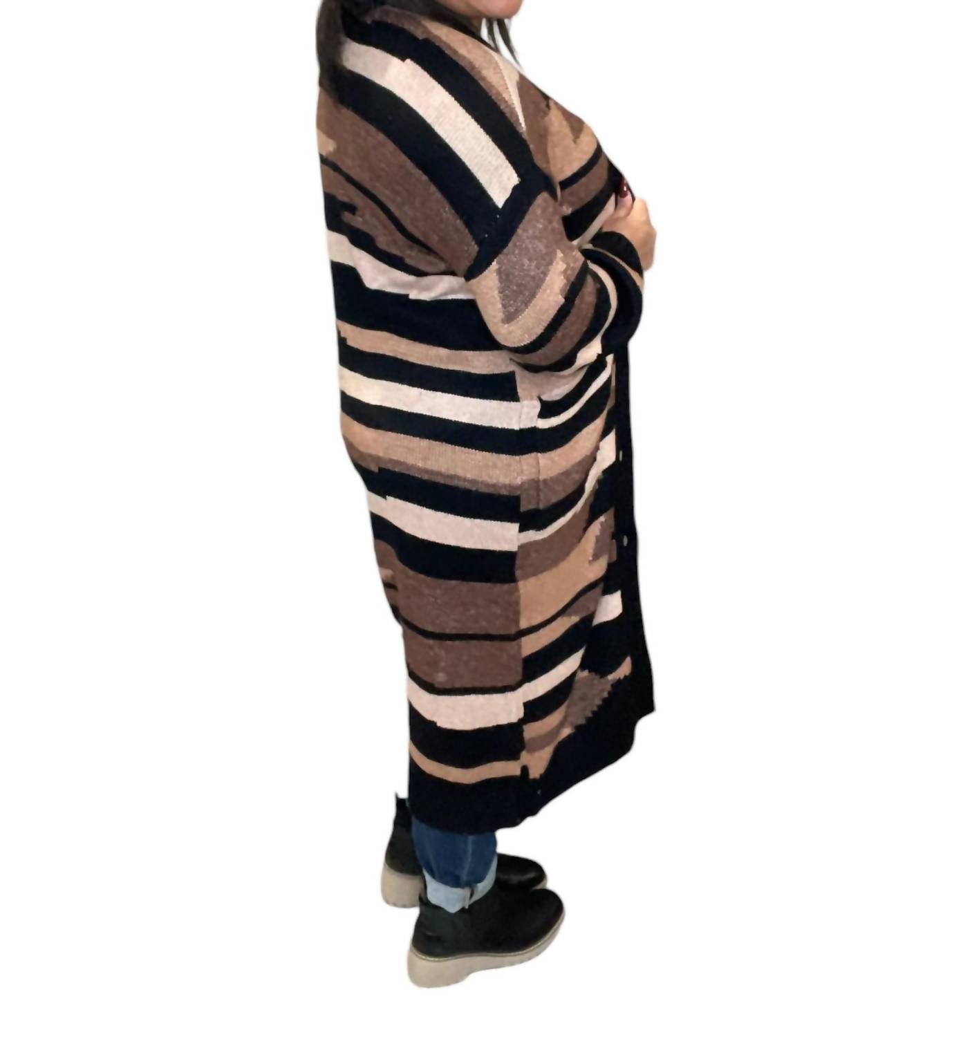 Saltwater Luxe - Buttoned Sweater Cardigan