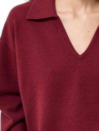 French Connection - Sloane Knit Collared Pullover