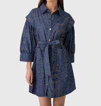Never A Wallflower - Denim Dress