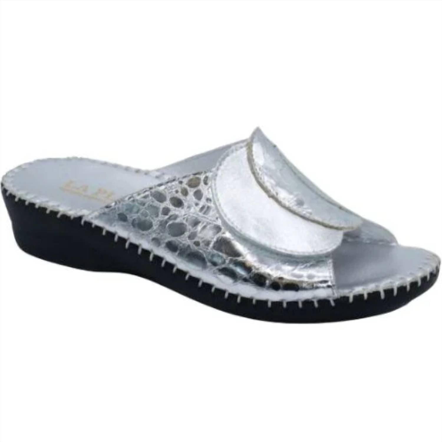 Laplume - WOMEN'S PAOLA LEATHER SLIDE