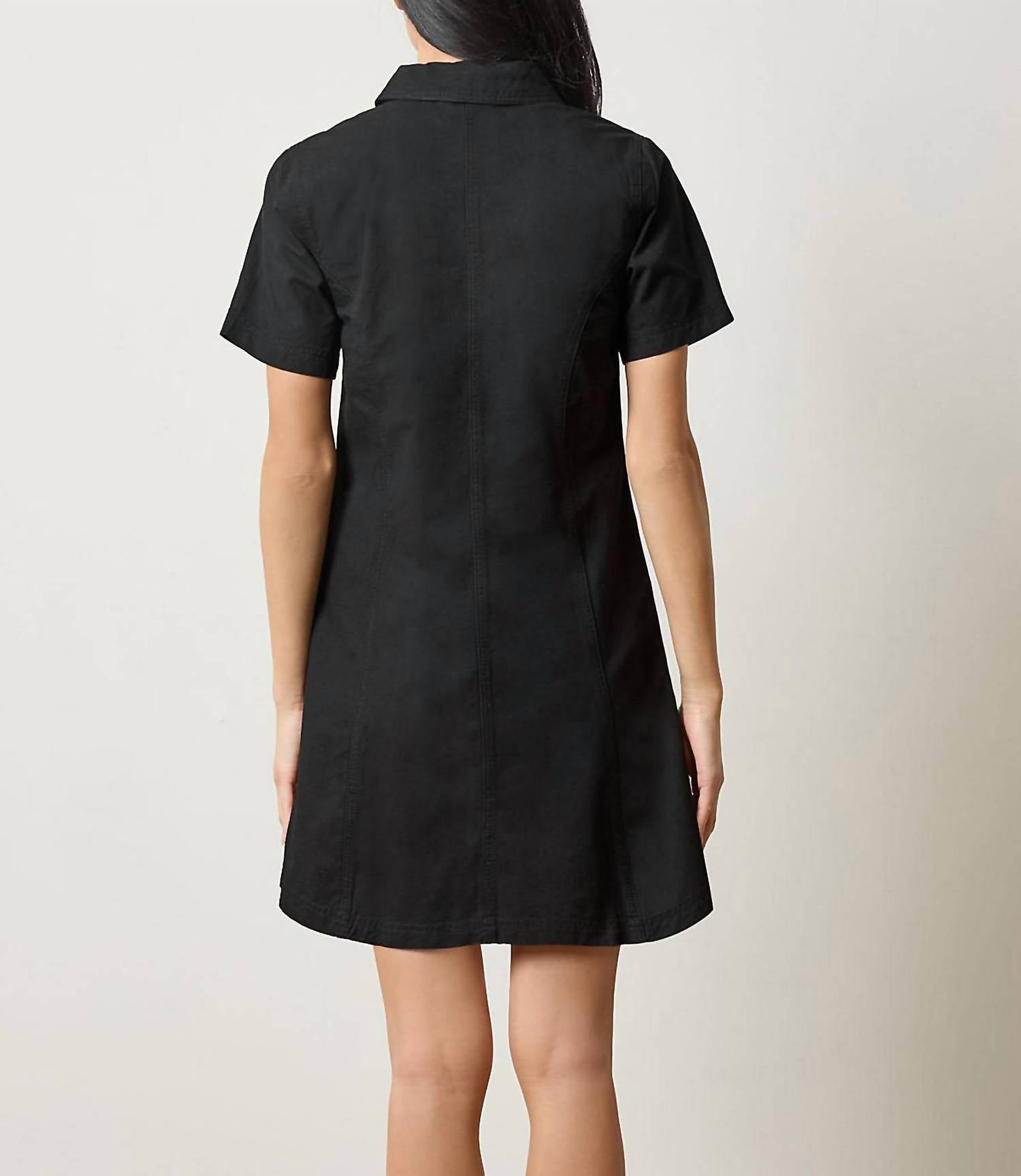 Lilla P - Twill Paneled Shirt Dress