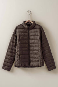 Urban Daizy - Channel Quilted Puffer Jacket