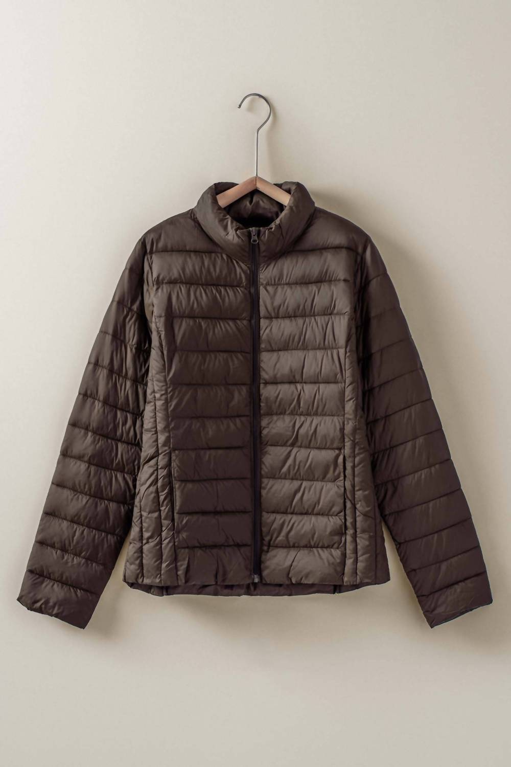 Urban Daizy - Channel Quilted Puffer Jacket