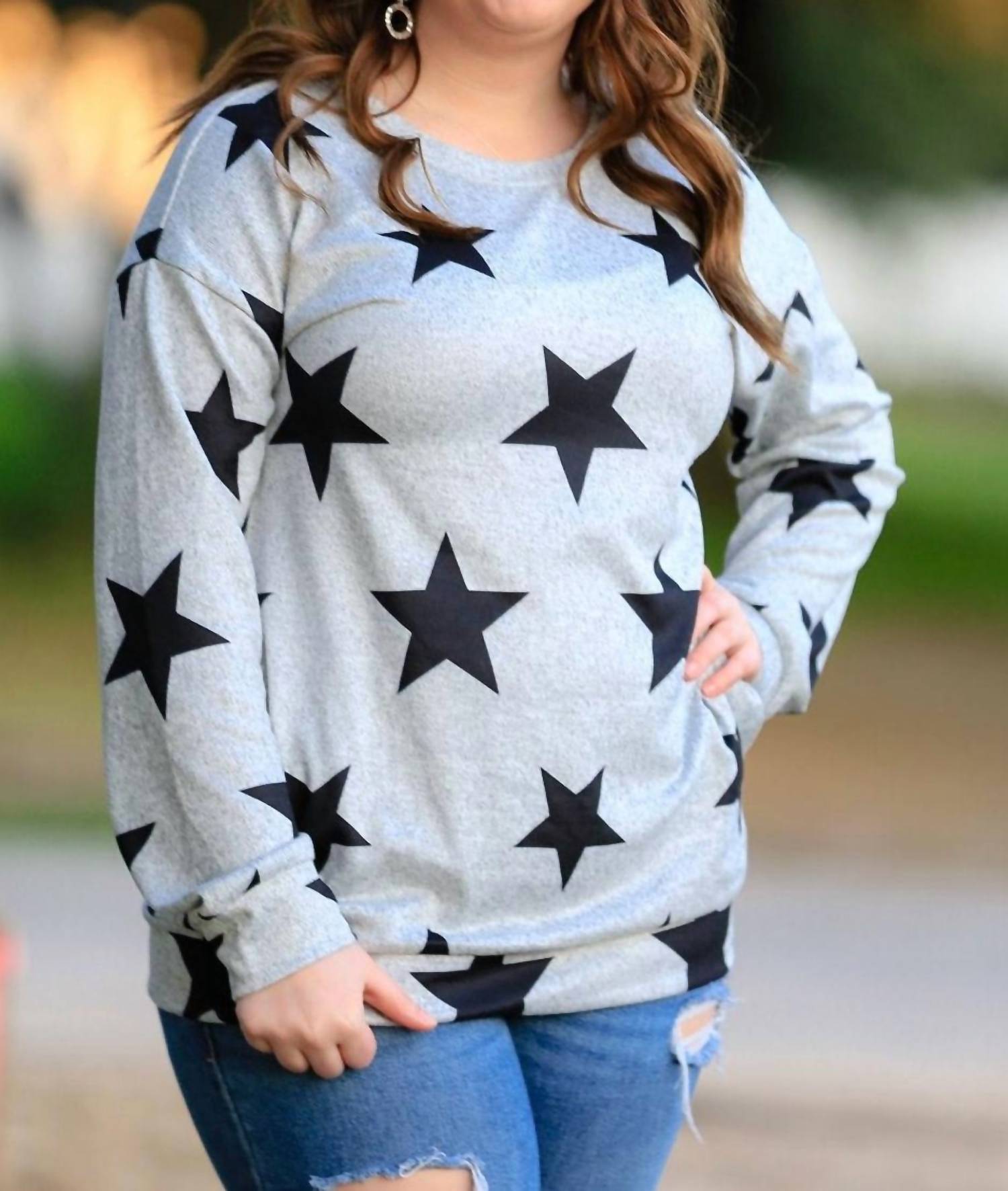 Shirley Stone - Stunning In Stars Top