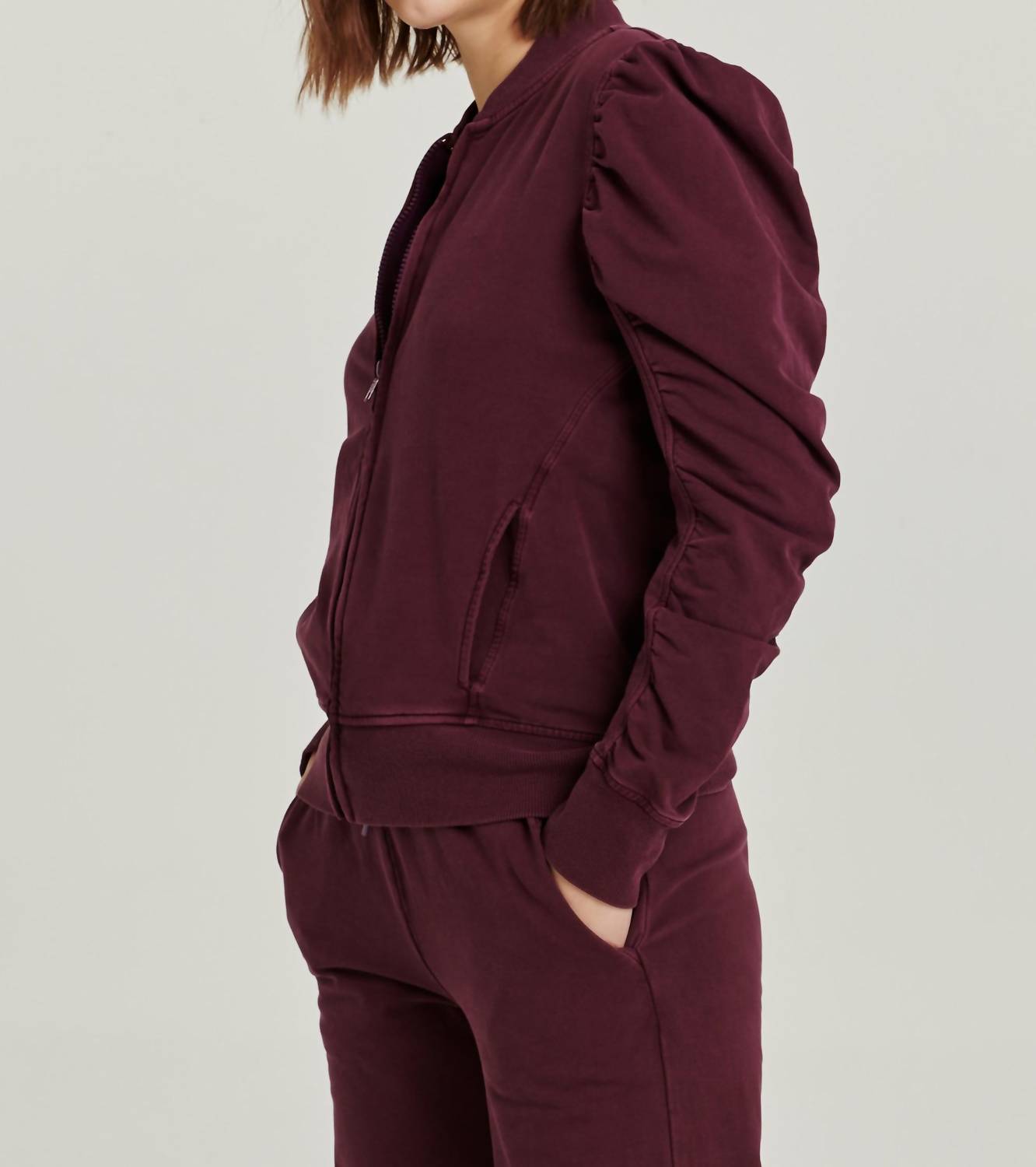 Another Love - Zippered Kangaroo Pocketed Sweatshirt