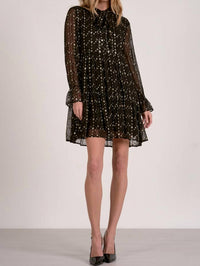 Elan - Long Sleeve Holiday Dress