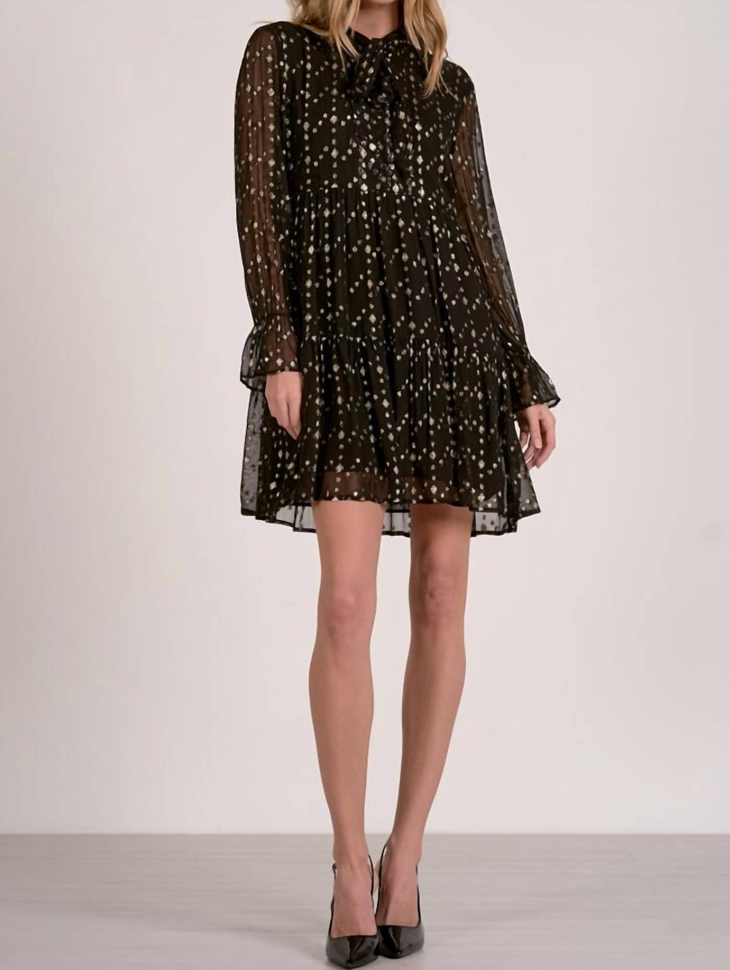 Elan - Long Sleeve Holiday Dress