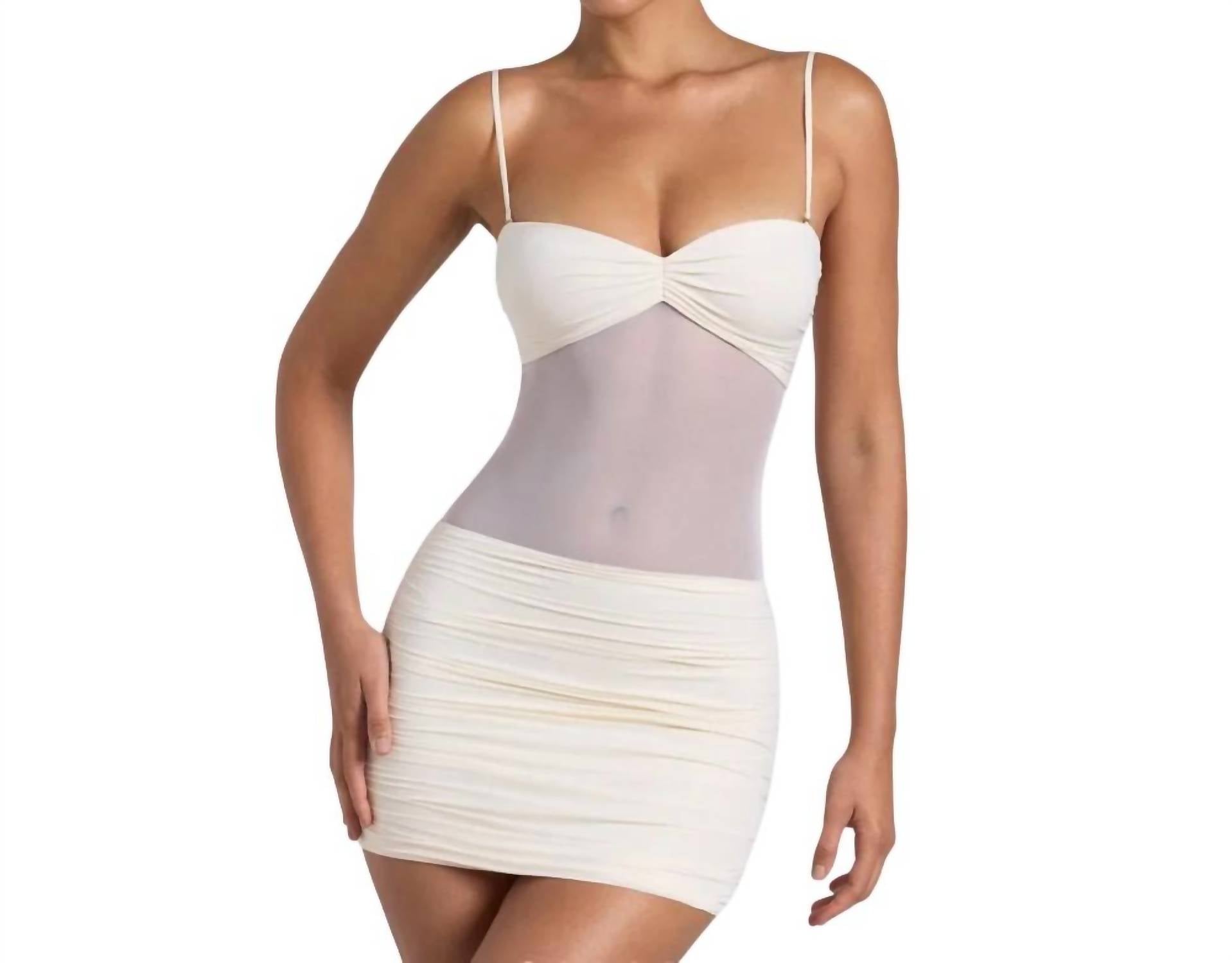 Oh Polly - Ruched Mini Dress