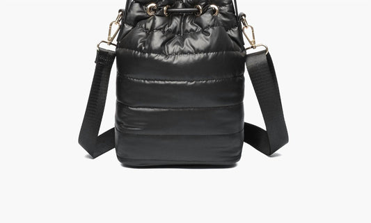 Like Dreams - Women's Lucky Quilted Puffer Bucket Crossbody Bag