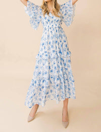 Flying Tomato - Ruffle Tiered Maxi Dress