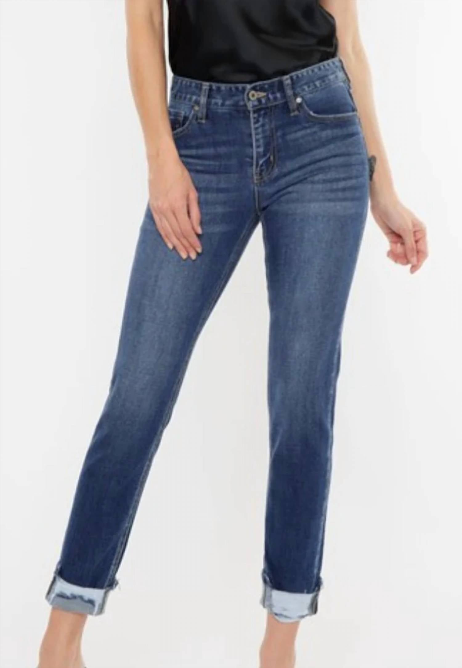 Kancan - Midrise Slim Straight Jeans