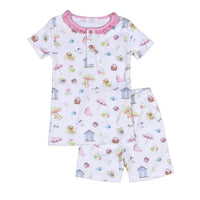 Baby Loren - Girl's Sandy Toes Two Piece Pajamas