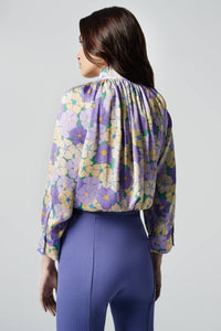 Smythe - Gathered Floral Blouse