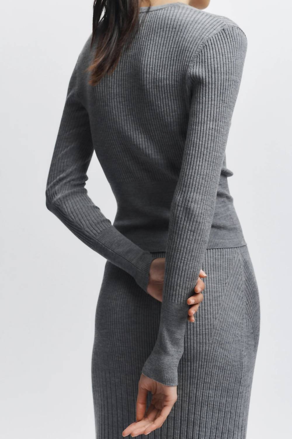 Saint Art - BRAYLON RIB CARDIGAN
