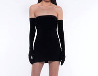 Miscreants London - Cupid Mini Dress & Gloves