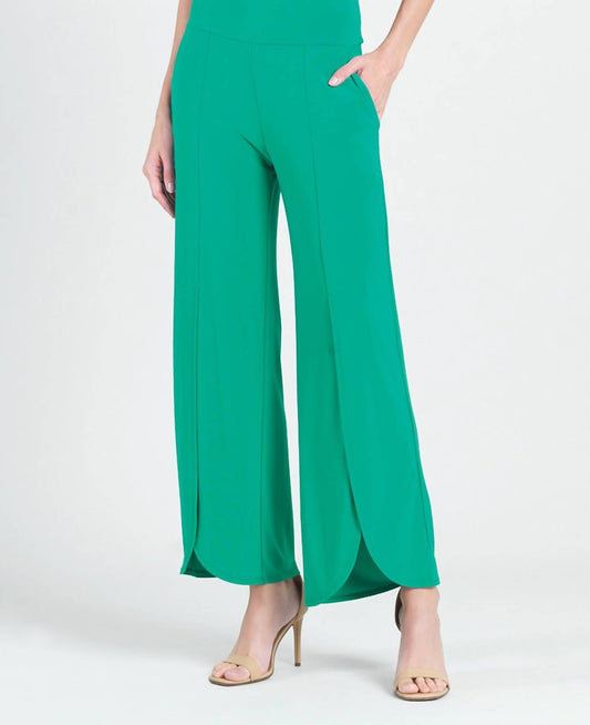 Clara Sunwoo - FRONT SLIT ANKLE PETAL PANT