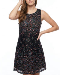 Papillon - Sleeveless Lace Shift Dress