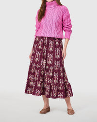 Livro - Market Bramble Motifs Maxi Skirt